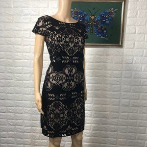 5/$25 Eliza J Burnout Velvet Sheath Dress